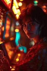 Tampilan beranda layak777 bernuansa neon